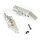 Team Raffee & Co Aluminum Front & Rear Link Axial Mount- 1 Pair Silver for Axial Wraith BRWRT10S