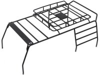 Team Raffee & Co Steel Roll Cage Rack w/ Luggage Tray...