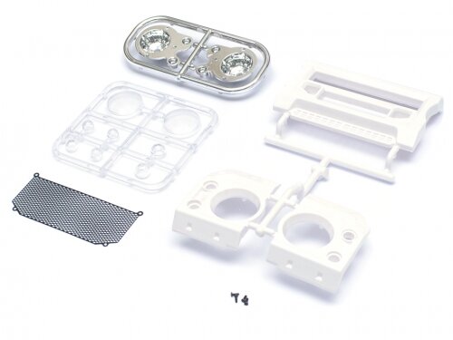 Team Raffee & Co Front KAHN Light and Grille Assembly Set for TRC D90/D110 Defender for Team Raffee Co. TRC-D90 TRC/302228F