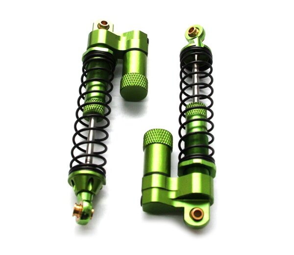Team Raffee & Co Aluminum Piggybag Shock Green for Axial SCX10 TRC/SCX44G