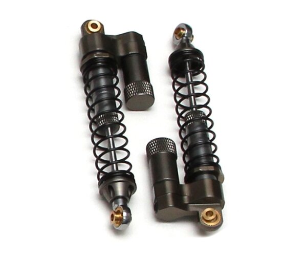 Team Raffee & Co Aluminum Piggybag Shock Gun Metal for Axial SCX10 TRC/SCX44GM