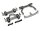 Team Raffee & Co Aluminum Front & Rear Bumper Set - 1 Set Gun Metal for Axial SCX10 TRC/SCX21GM