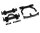 Team Raffee & Co Aluminum Front & Rear Bumper Set - 1 Set Black for Axial SCX10 TRC/SCX21BK