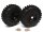 Team Raffee & Co Aluminum 1.9 Bead-lock Wheel & Tire Set (1 Pair) Black for Axial SCX10 TRC/32305BK