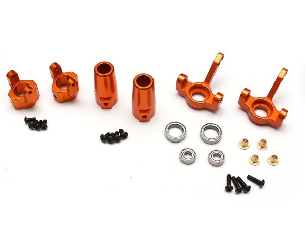 Team Raffee & Co SCX10 Front & Rear Knuckle,C-Hub  Combo Set With Tool Box - 3 Items Orange for Axial SCX10 TRC/SCXCOMBO2OR