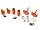 Team Raffee & Co SCX10 Front & Rear Knuckle,C-Hub  Combo Set With Tool Box - 3 Items Orange for Axial SCX10 TRC/SCXCOMBO2OR