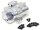 Team Raffee & Co Aluminum Gear Box Housing for TRX4 Silver for Traxxas TRX-4 TRC/302354S