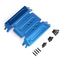 Team Raffee & Co Aluminum Skid Plate - 1 Pc Blue for...