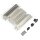 Team Raffee & Co Aluminum Skid Plate - 1 Pc Silver for Axial Wraith BRWRT08S
