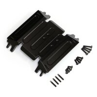 Team Raffee & Co Aluminum Skid Plate - 1 Pc Black for...
