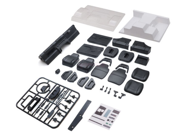Team Raffee & Co 1/10 Interior RHD for TRC/302836 Discovery 5 Door 313mm Hard Body TRC/302836B