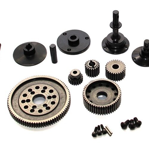 Team Raffee & Co Aluminum Iron Center Gear Set for Axial Wraith BRWRT18