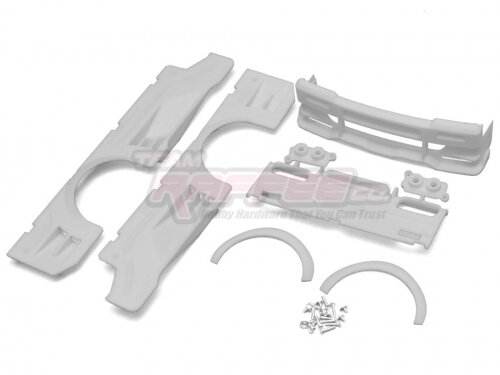 Team Raffee & Co 3D JDM Body Kit White for WPL D-12 TRC/302746