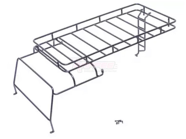 Team Raffee & Co Metal Roof Rack Luggage for Team Raffee Co. TRC Defender D110 Station Wagon for TRC TRC-D110 TRC/302214A