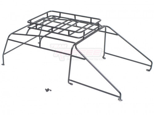 Team Raffee & Co Adventure Metal Cage Rack w/ Luggage Tray for Team Raffee Co. Defender D110 Pickup f TRC. TRC-D110 TRC/302215A