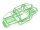 Team Raffee & Co Steel Roll Cage for Axial SCX10 with High Stinger Bumper Green for Axial SCX10 BRQ90271G