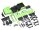 Team Raffee & Co 5 Door Open-Top Rubicon Hard Body for 1/10 Crawler 313mm Kit Version Green TRC/302532G