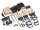 Team Raffee & Co 5 Door Open-Top Rubicon Hard Body for 1/10 Crawler 313mm Kit Version Desert Yellow TRC/302532DY