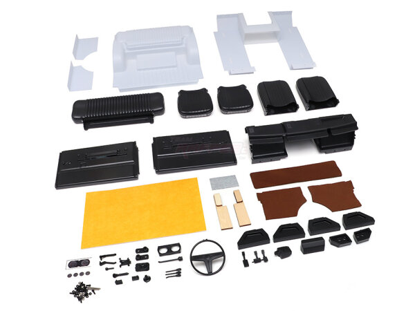 Team Raffee & Co 1/10 Full Package Interior Kit (w/ Rear Bench) for Rover Gen 1 SUV 313mm Hard Body TRC/302900