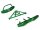 Team Raffee & Co Aluminum Front & Rear Bumper Set w/ Realistic Spare Tire Carrier - 1 Set Green for Axial SCX10 TRC/SCXCOMBO4G