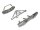 Team Raffee & Co Aluminum Front & Rear Bumper Set w/ Realistic Spare Tire Carrier - 1 Set Gun Metal for Axial SCX10 TRC/SCXCOMBO4GM