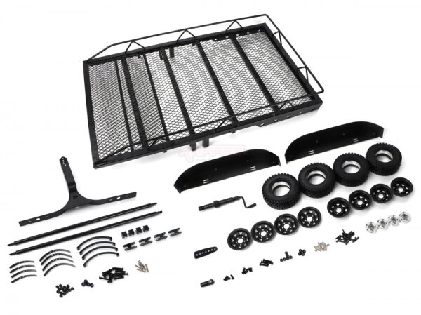 Team Raffee & Co 1/10 Scale Dual Axle Trailer For Scale Trucks & Crawlers W/ Leaf Spring TRC/302927