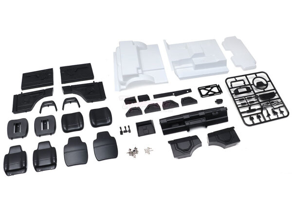 Team Raffee & Co 1/10 Discovery Body (#TRC/302836) Interior RHD with Battery Mount Plate Exclusive on BRX01 for BRX01 TRC/302892
