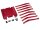 Team Raffee & Co Linkage Combo Set With Tool Box - 3 Items Red for Axial Wraith BRWRCOMBO2R