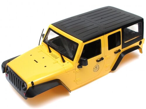 Team Raffee & Co 5 Door Rubicon Hard Body for 1/10 Crawler 313mm Yellow TRC/302281Y