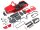 Team Raffee & Co 2 Door Rubicon Pickup Body for 1/10 Crawler 313mm Kit Version Red TRC/302835R