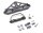 Team Raffee & Co Aluminum Front  And Rear Bumper Set Gun Metal for Axial SCX10 TRC/SCX40GM