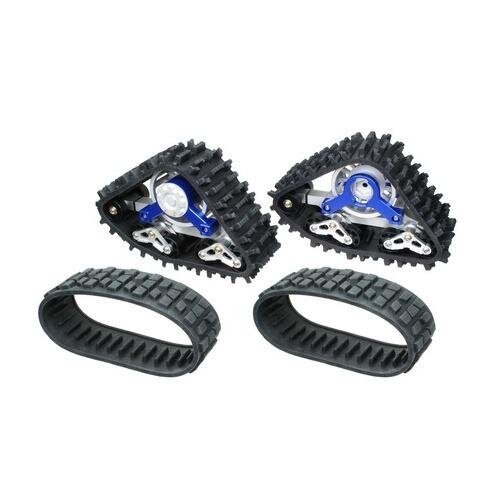Team Raffee & Co Snow Sand Caterpillar Set For Crawler 1 Pair Blue for Axial SCX10 BRQ90134B