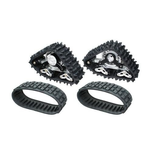 Team Raffee & Co Snow Sand Caterpillar Set For Crawler 1 Pair Black for Axial SCX10 BRQ90134BK