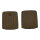 CRM Leder Sitzbezüge für BoomRacing BRX02 Serie II / III 88 / 109 Ohne Seitengravur-beige-schwarz