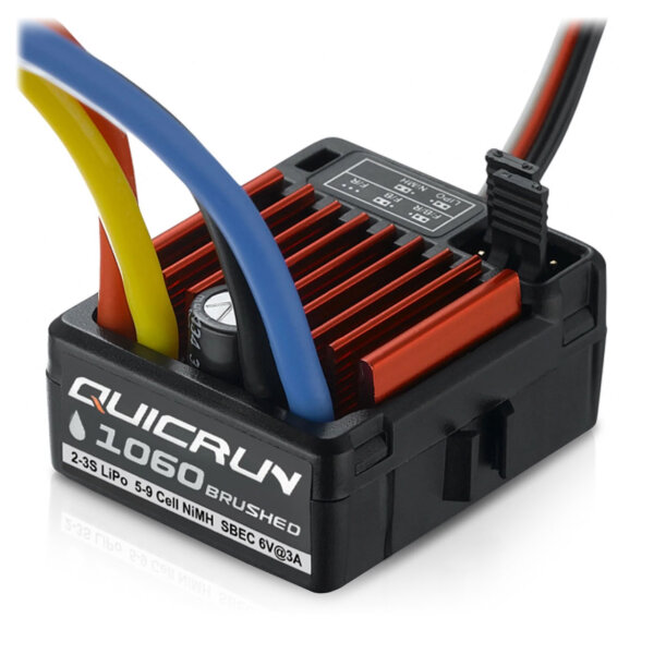 Hobbywing QuicRun 1060 Brushed Regler T-Stecker 60A für 1:10 HW30120203