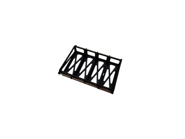 CRM Real Scale Jerrycan Halter 4fach - Dach oder Ladefläche - Liegende Kanister