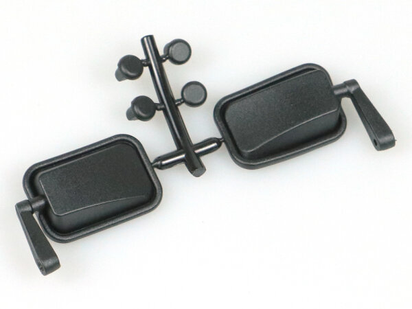 BoomRacing Rubber Wing Mirror Housings (2) & Bed Plugs (4) for BRX02 D130 BRX027016