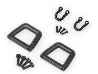 BoomRacing Metal Rear Step/Bumpers (2) & U-hooks (2)...