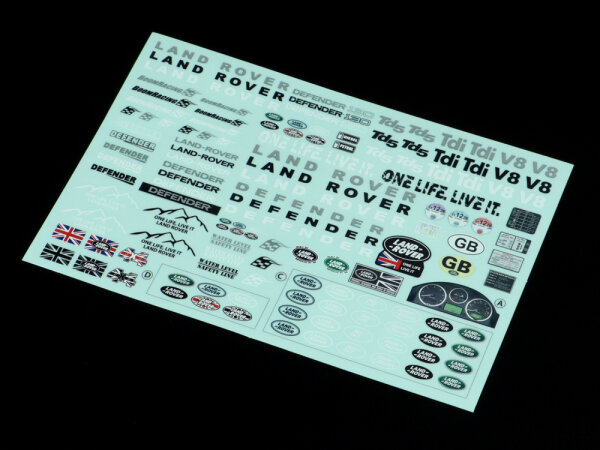 BoomRacing Decal Sheet for BRX02 D130 BRX027025