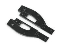 BoomRacing Aluminum Rear Bumper Mount (2) for BRX02 D130...