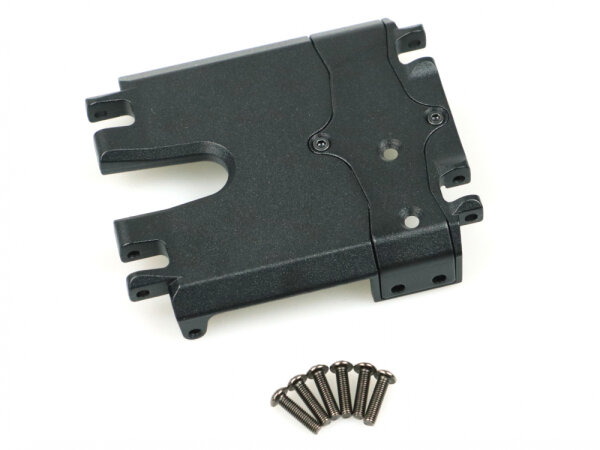 BoomRacing Extended High-Clearance Center Skid Plate w/ Stainless Steel Plate for BRX02 D130 BRX027034