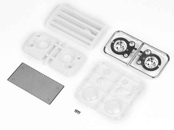 BoomRacing SVX Defender Front Grille and Light Assembly Set for Defender 90/110/130 for BRX02 D130 BRX027052
