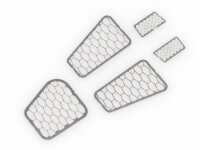BoomRacing Stainless Steel Air Vent Mesh Set for Land...