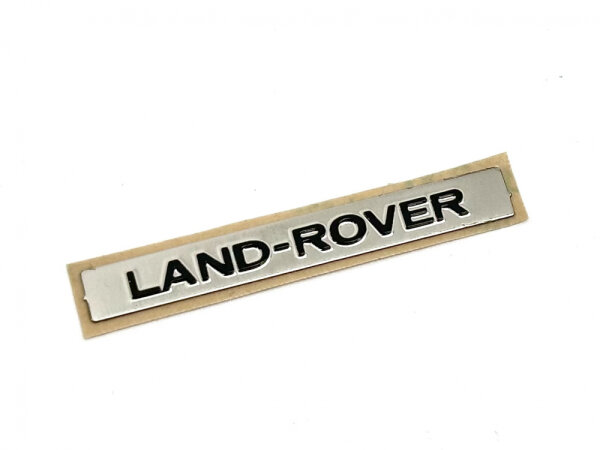 BoomRacing Land Rover Stainless Steel Badge (Black) for BRX02 D130 BRX027058BK