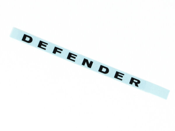 BoomRacing Official Defender Bonnet Emblem Decal (Chrome Black) for BRX02 D130 BRX027065BK