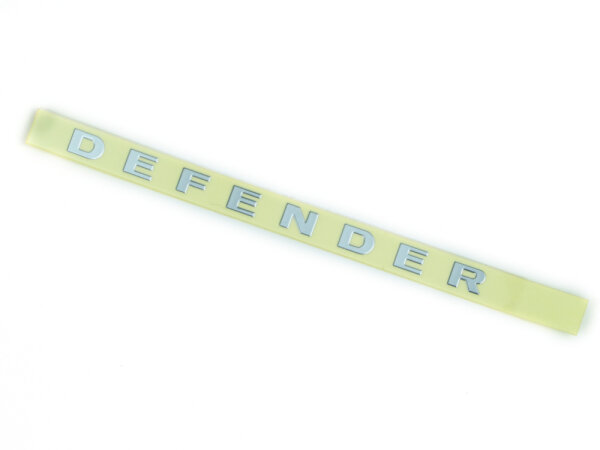 BoomRacing Official Defender Bonnet Emblem Decal (Chrome Silver) for BRX02 D130 BRX027065S