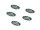 BoomRacing Land Rover Metal Emblem Set (5) for BRX02 D130 BRX027066