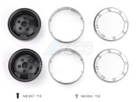 1.9-Zoll-Metall-Beadlock-Felgen für TRX-4 Defender...