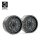 1.9 Metal Beadlock Wheels #Series VI (2) Black