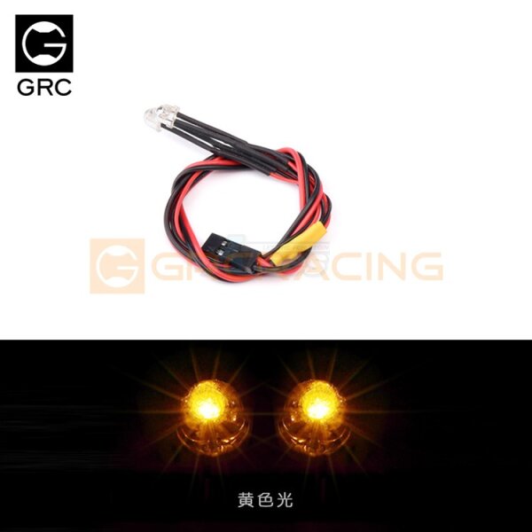 37.4V Two Short Head LED Lights for Square Spotlight (2) Yellow